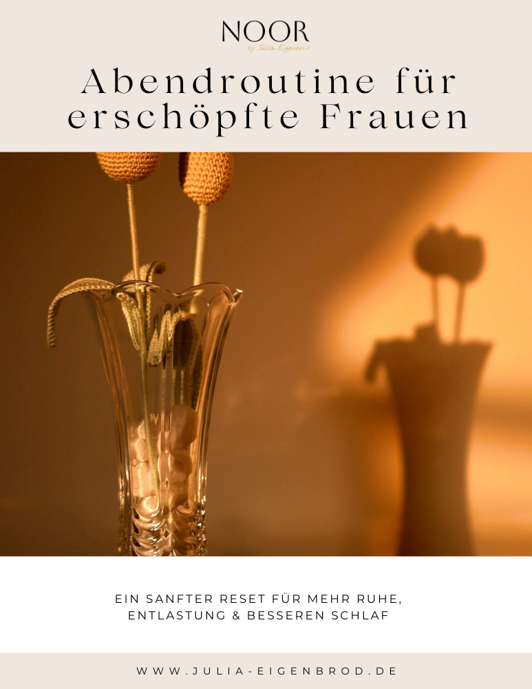 Workbook Abendroutine für erschöpfte Frauen- Ein sanfter Reset für mehr Ruhe, Entlastung & besseren Schlaf